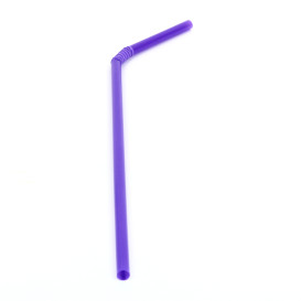 Plastic Straw Flexible PS Ø0,5cm 21cm (20.000 Units)