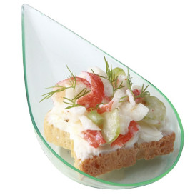 Tasting Spoon PS Tipped "Water Green" 5x10cm (200 Units)