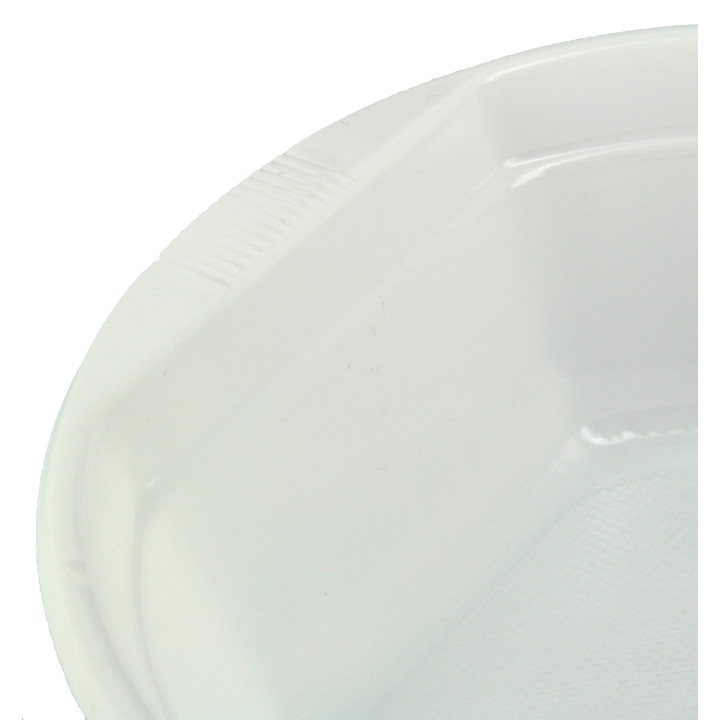 Plastic Bowl PS White 630ml Ø16cm (100 Units)  