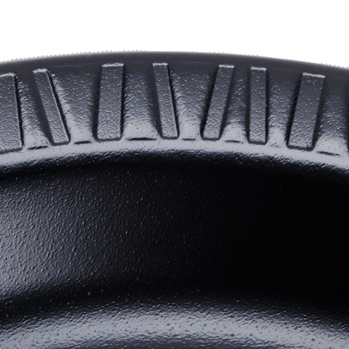 Foam Plate "Quiet Classic" Laminated Black 23 cm (125 Units)  