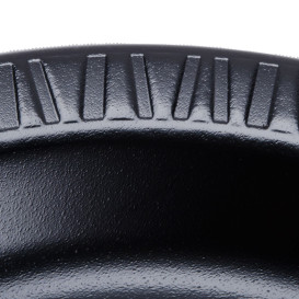 Foam Plate "Quiet Classic" Laminated Black 26 cm (500 Units)