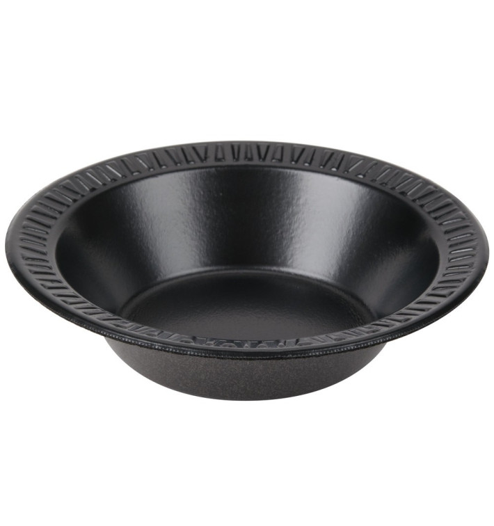 Foam Bowl Laminated Black 360ml Ø15cml 