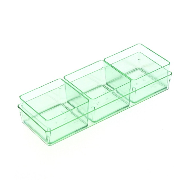 Tasting Plastic Bowl PS Water Green 4,2x4,2cm (24 Units) 