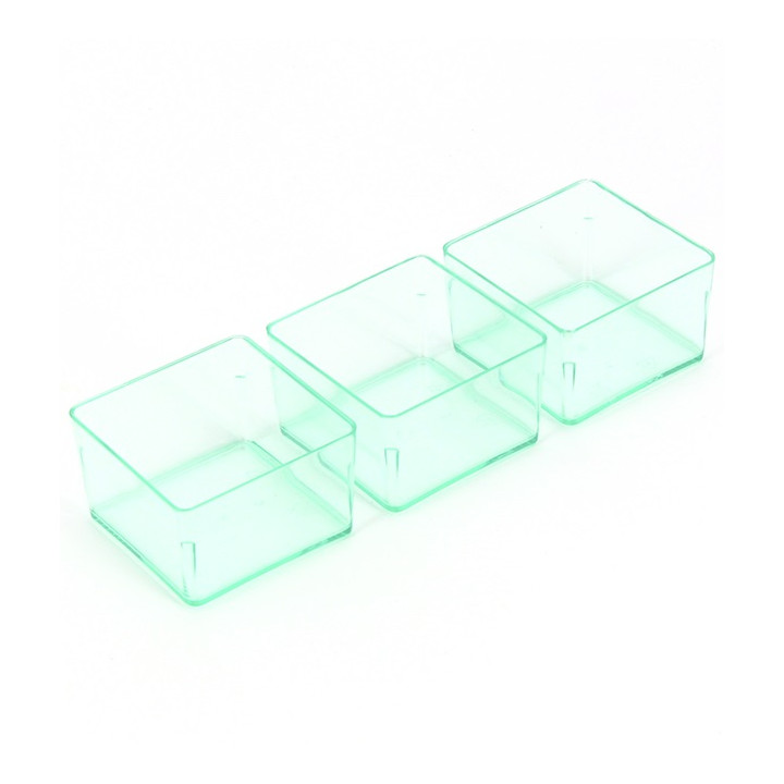 Tasting Plastic Bowl PS Water Green 4,2x4,2cm (24 Units) 