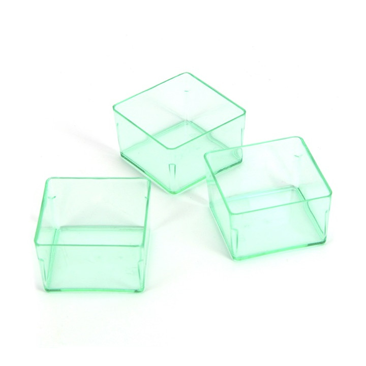 Tasting Plastic Bowl PS Water Green 4,2x4,2cm (24 Units) 