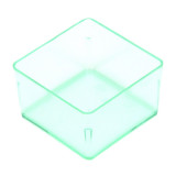 Tasting Plastic Bowl PS Water Green 4,2x4,2cm 