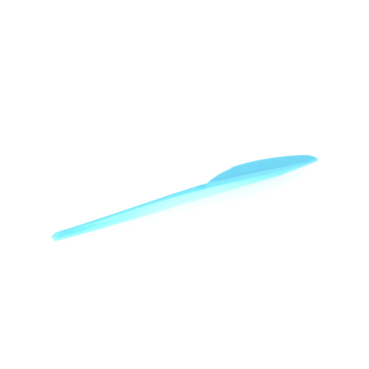 Plastic Knife PS Blue 16,5 cm (900 Units)