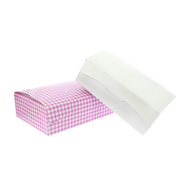 Paper Bakery Box Pink 18,2x13,6x5,2cm 500g (250 Units)