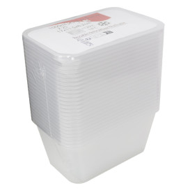 Plastic Deli Container PP Rectangular Shape 1000ml (500 Units)