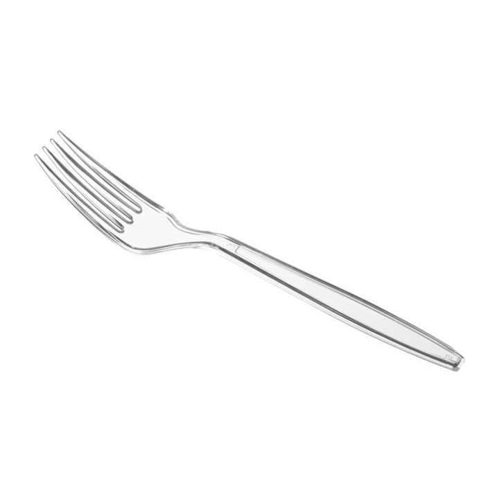 Plastic Fork Magnum Clear 18,5cm (1.000 Units)