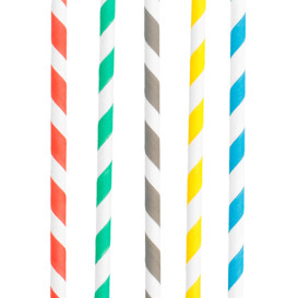 Paper Straw Straight Wrapped Ø0,6cm 20cm (6000 Units)