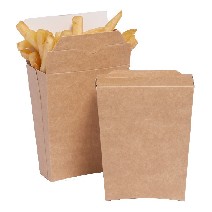 Paper French Fries Scoop Container Closed (25 Units)