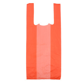 Plastic T-Shirt Bag Red 35x50cm 