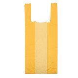 Plastic T-Shirt Bag Orange 35x50cm 