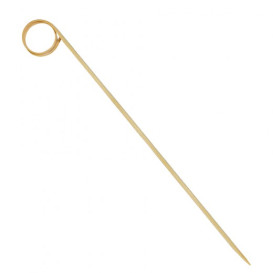 Bamboo Food Pick "Espiral" Design 20cm (100 Units)  