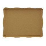 Cardboard Tray Fast Food Kraft 