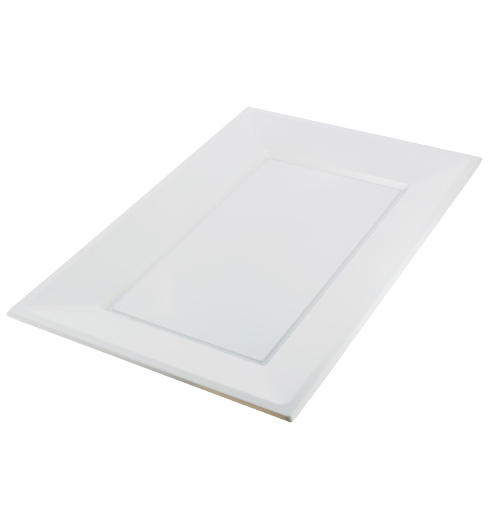 Plastic Tray White 33x22,5cm 