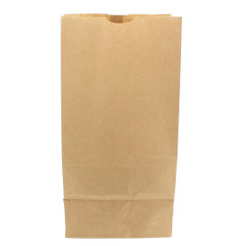 Paper Bag without Handle Kraft 25+15x43cm (25 Units)