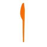 Plastic Knife PS Orange 16,5 cm 
