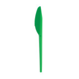 Plastic Knife PS Green 16,5 cm 