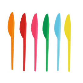 Plastic Knife PS Blue 16,5 cm (900 Units)