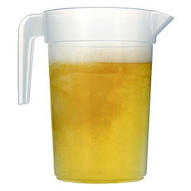 Plastic Jar PP Injection Moulding Translucent 1.000 ml (10 Units)