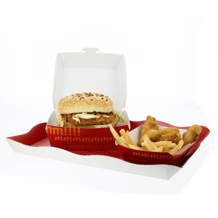 Paper Burger Box 12x12x7cm (25 Units)