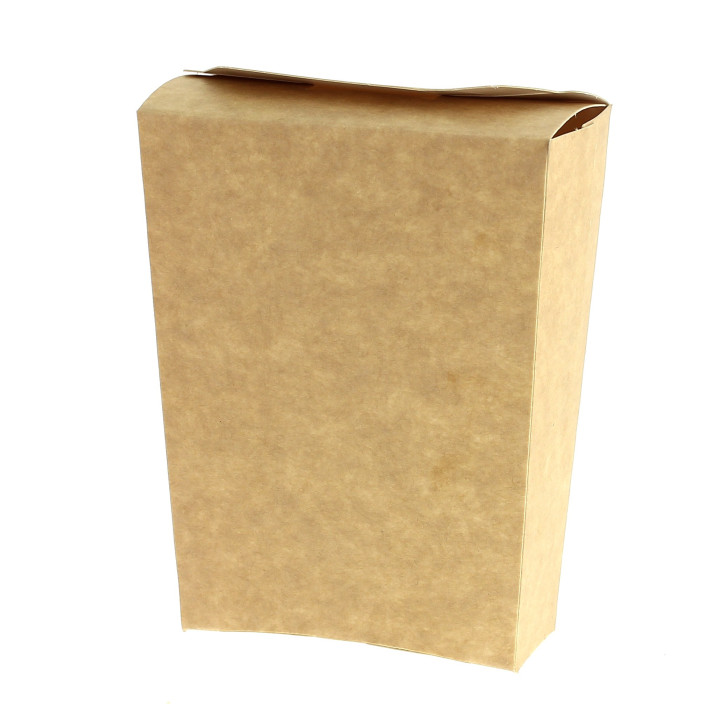 Paper French Fries Scoop Container Closed 