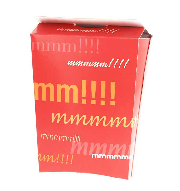 Paper French Fries Scoop Container Closed 