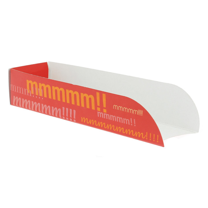 Paper Hot Dog Tray 17x5x3,5cm 