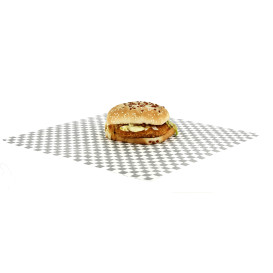 Paper Food Wrap Grease-Proof Black 31x31cm (4000 Units)