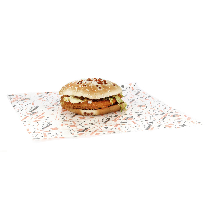 Paper Food Wrap Grease-Proof "Hostel" 28x33cm (1000 Units) 