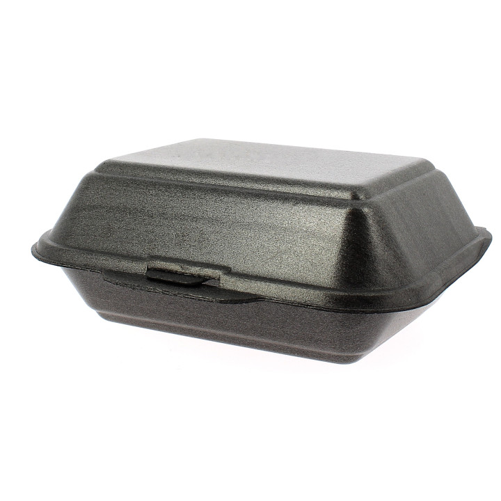 Foam Baguette Container Black 1,85x1,5x0,70cm (500 Units)