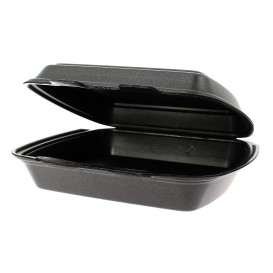 Foam Baguette Container 1 Compartments Black 2,40x2,10x0,70cm 
