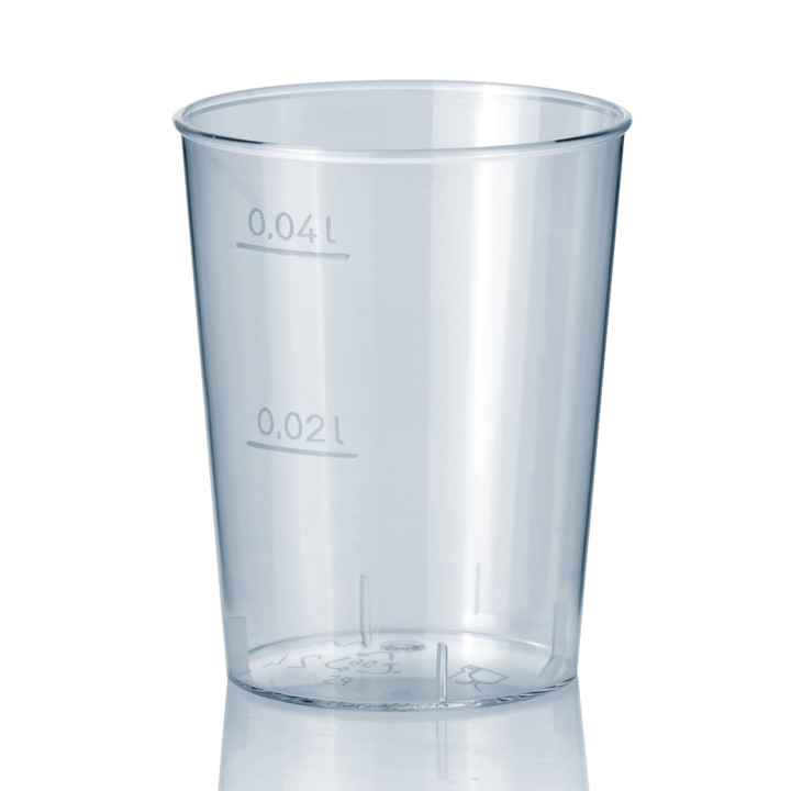 Plastic Shot PS Injection Moulding Clear 40 ml 