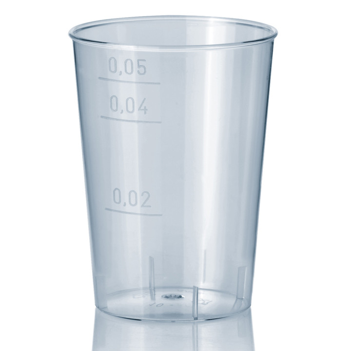 Plastic Shot PS Injection Moulding Clear 50 ml 