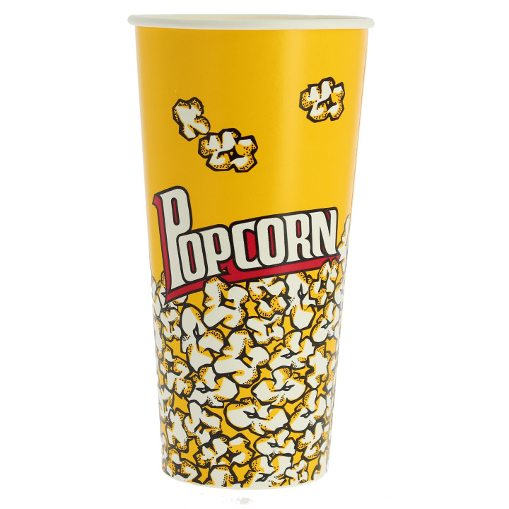 Paper Popcorn Box 720ml 9,6x6,5x17,7cm (1000 Units)