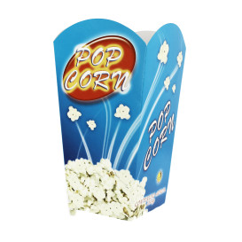 Paper Popcorn Box Medium Size 90gr 7,8x10,5x18cm (25 Units) 