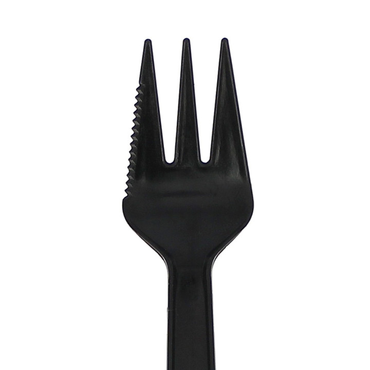 Plastic Fork "Sierra" Black 13,5cm (1.000 Units)