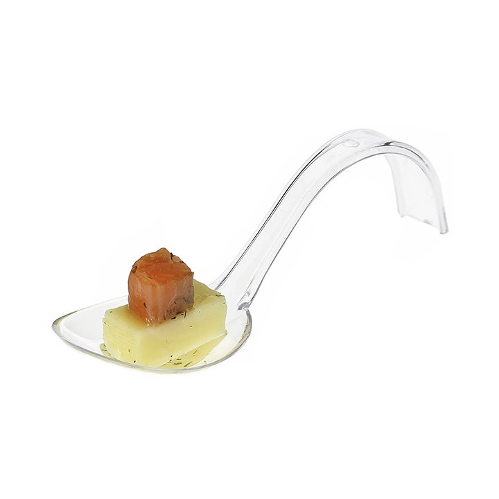Tasting Spoon PS Curved Clear 13cm 