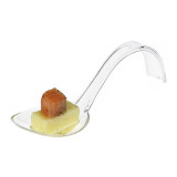 Tasting Spoon PS Curved Clear 13cm 