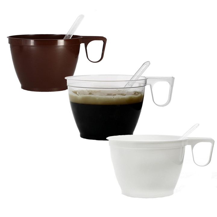Plastic Cup Brown 180ml (50 Units)
