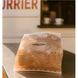 Paper Food Bag for Churros Grease-Proof 22+12x36cm (1000 Units)