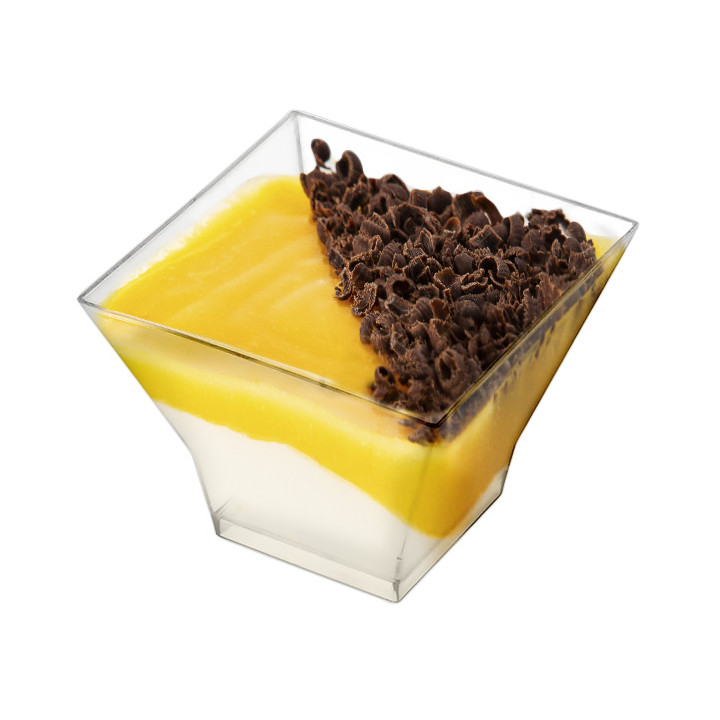 Tasting Plastic Bowl PS "Pagoda" Clear 150 ml (12 Units) 