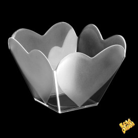 Plastic Bowl PS "Cupido" Clear 68 ml (25 Units)