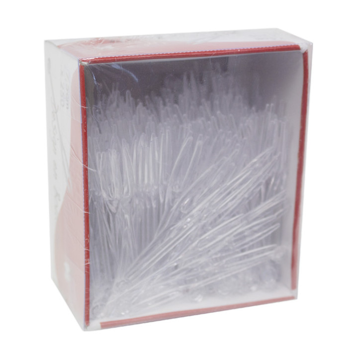 Plastic Food Pick "Snack Stick" Clear 9cm (6600 Units)