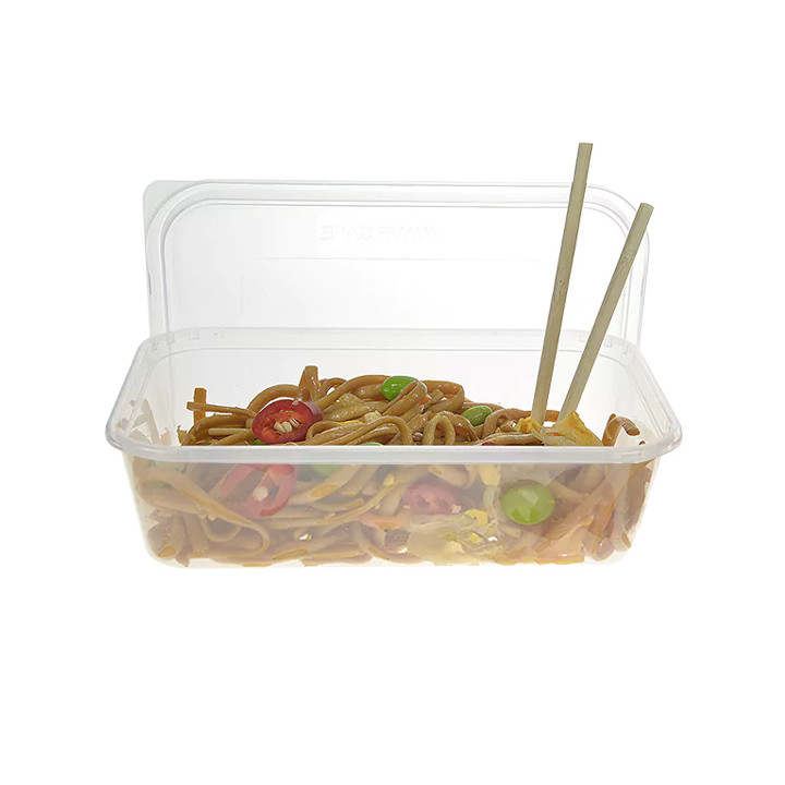 Plastic Deli Container PP Rectangular Shape 500 ml (50 Units) 
