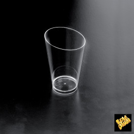Plastic Tasting Cup PS Cone Shape High Clear 70 ml (25 Units) 