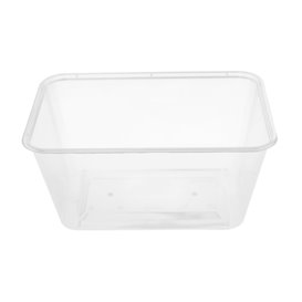 Plastic Deli Container PP Rectangular Shape 1000ml (50 Units) 