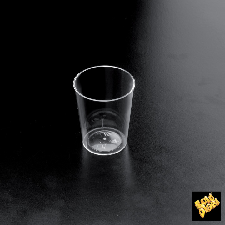 Plastic Cup PS "Conical" Clear 50 ml (500 Units)